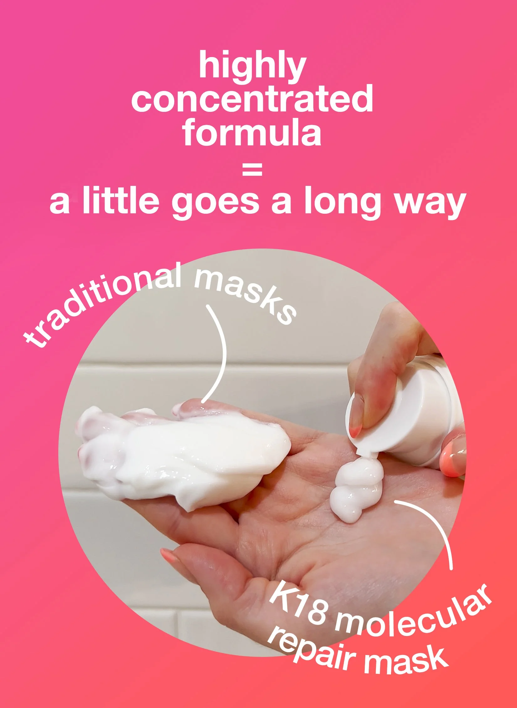 Full Size Leave-in Molecular Repair Hair Mask (50mL) - K18™ Peptide - Image 6